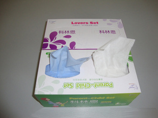 “科林恩雙胞胎”面巾紙盒抽專利產品雙色紙抽