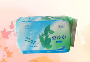 廠家供應薰衣草系列的女性衛生巾（勁爽）安全放心衛生巾