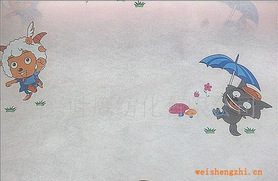 供應(yīng)水刺印花無(wú)紡布