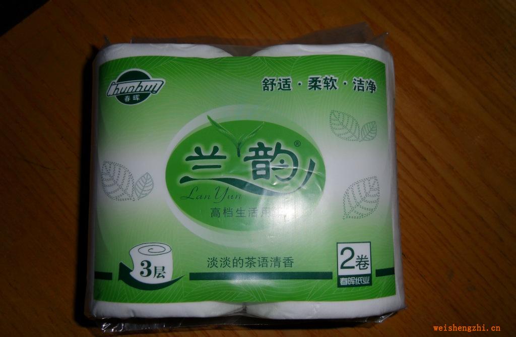 湖北武漢廠家直銷供應二卷裝茶香型衛生紙，實心紙，長卷