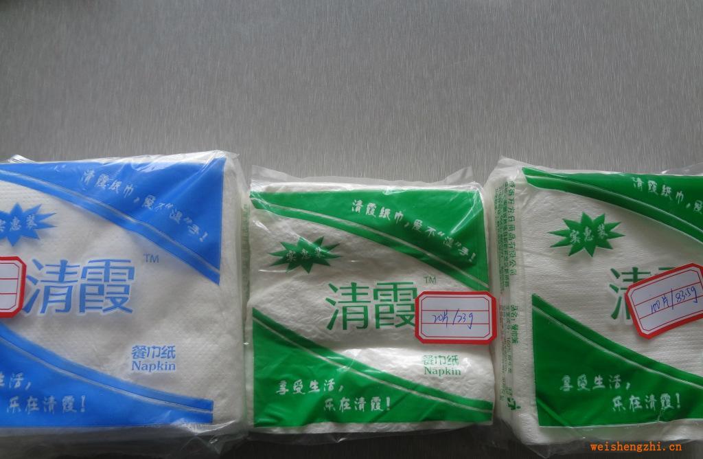 【清霞紙巾】華東區域衛生紙廠家直銷餐巾紙方巾紙單層