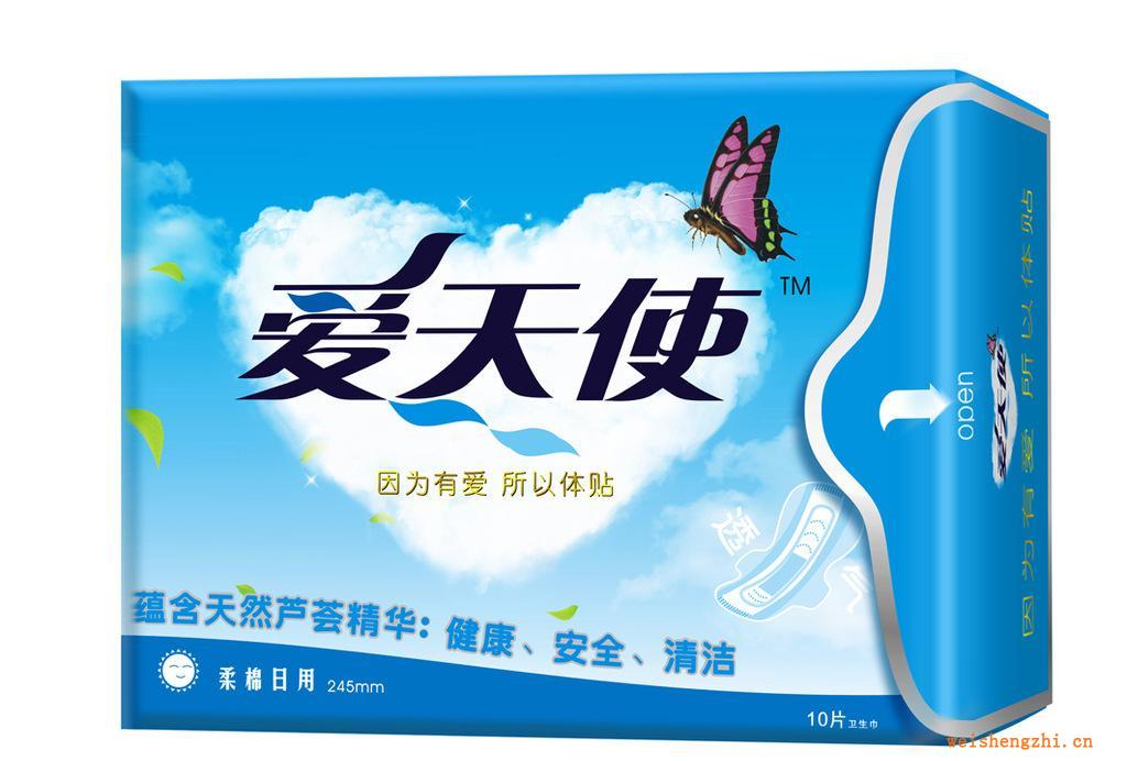 深圳廠家超強(qiáng)吸水鎖水愛天使衛(wèi)生巾全國招商