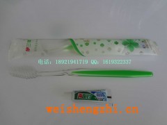 批發(fā)采購牙刷供應(yīng)酒店賓館用品雙色牙刷一次性牙刷批發(fā)兩面針牙膏