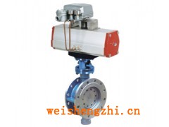 優(yōu)惠銷售D643H-16C法蘭連接氣動蝶閥