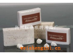 外貿(mào)麥片皂酒店麥麩皂一次性香皂保鮮膜香皂20克~90克訂做