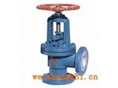 熱推J44F46-16P襯氟角式截止閥