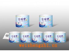 小陀螺噴漿卷筒衛生紙、空心卷衛生紙--優質噴漿