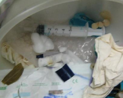 山東查貨帶有醫(yī)療廢物的美廢