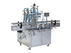 山西長治科勝四頭全自動液體灌裝機|潤滑油灌裝機