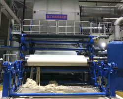 唐山美特好衛生用品有限公司首臺衛生紙機投產