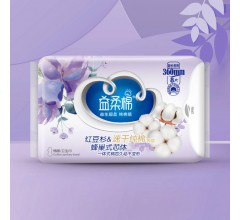 益柔棉紅豆杉&速干純棉絲薄衛生巾8片360mm
